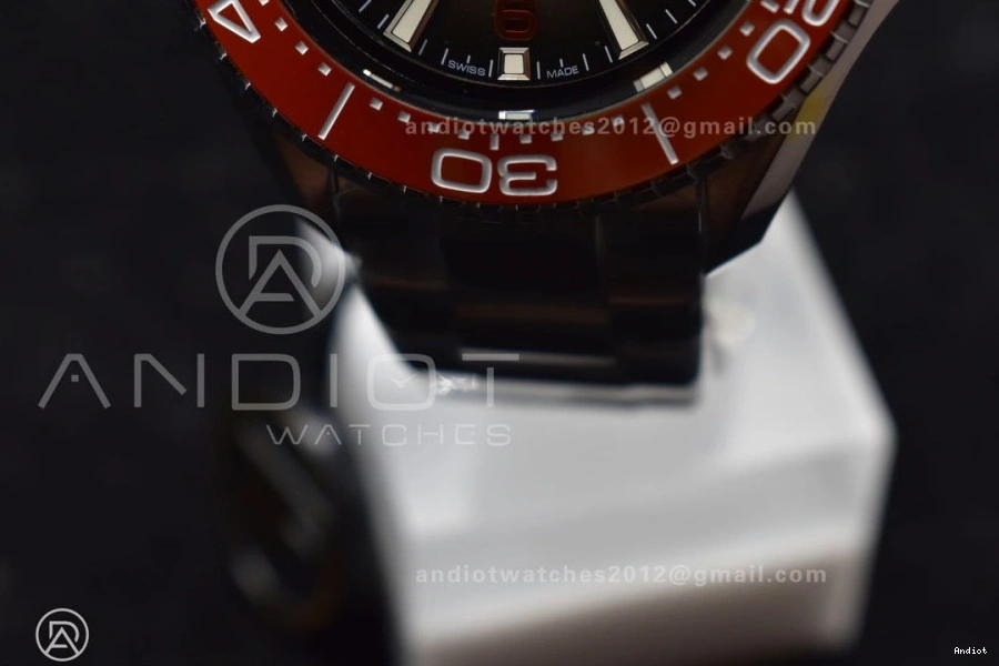 Edition Dial TF Ultra on A2824 Deep Seamaster Orange Gray Bezel SS Bracelet Ceramic 6000M Best 1:1 SS 1219